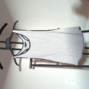Gray Koral Open Back Tank Top